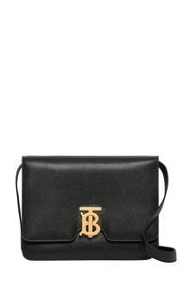 Черная сумка из зернистой кожи Burberry