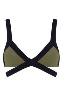 Лиф купальника цвета хаки Mazzy Agent Provocateur