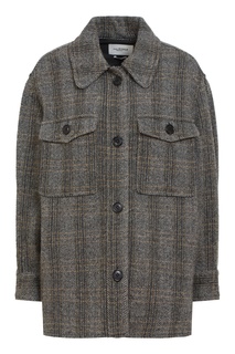 Серая куртка из шерсти Isabel Marant