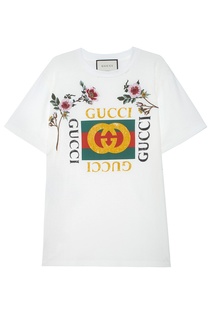 Хлопковая футболка Gucci