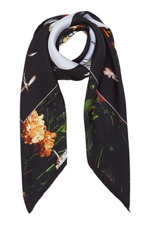 Платок из шелка с цветочным принтом Burberry
