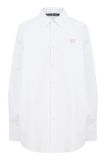 Белая рубашка оверсайз из хлопка Acne Studios