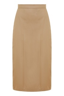 Бежевая юбка с запахом Low Classic