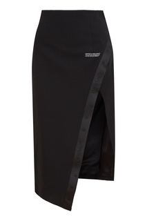 Черная юбка карандаш с вырезом Off White