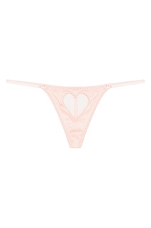Розовые трусы стринги из шелка Ettie Agent Provocateur
