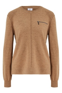Коричневый шерстяной джемпер Gill Bogner