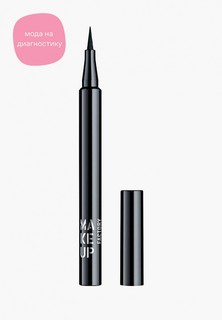 Подводка для глаз Make Up Factory т.01 черный, 1 мл