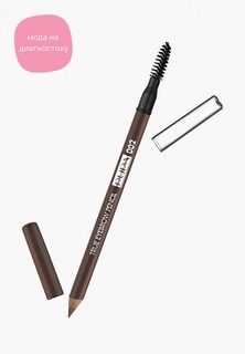 Карандаш для бровей Pupa TRUE EYEBROW PENCIL т.002 коричневый, 1 г