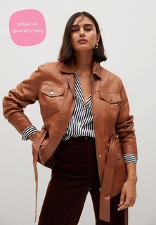 Куртка кожаная Violeta by Mango - ISABEL7