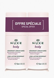 Дезодорант Nuxe шариковый длительного действия, набор, NUXE BODY, 2 x 50 мл