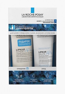 Набор для ухода за телом La Roche-Posay LIPIKAR AP+M Бальзам, 75 мл + LIPIKAR SYNDET AP+ 100 мл в ПОДАРОК