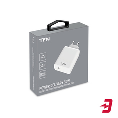 Сетевое зарядное устройство TFN Rapid+ USB-C PD3.0 30W White (TFN-WCRPD30WPDWH)
