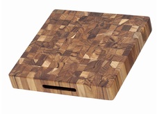 Доска разделочная торцевая butcher block (teak house) коричневый 30x30x5 см.