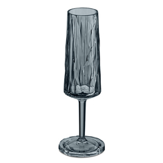 Бокал для шампанского superglas club (koziol) серый 20 см.