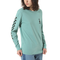 Футболки Лонгслив Fabiana Long Sleeve Boyfriend Vans