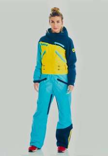 Комбинезон Running Sport Aspen Green/Yellow/Navy - L