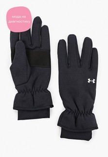 Перчатки беговые Under Armour Storm Fleece Glove Black / Black / Black