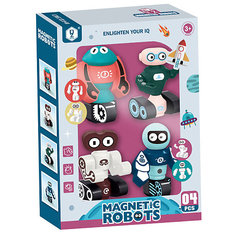 Магнитный конструктор Наша Игрушка "Роботы", 7 деталей