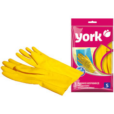 Перчатки резиновые York, S