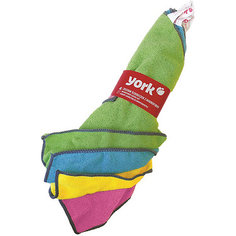 Салфетки из микрофибры York, 4 шт