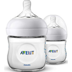 Бутылочка для кормления Philips Avent Natural с 0 мес, 125 мл, 2 шт