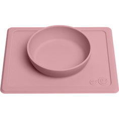 Тарелка с подставкой Ezpz Mini Bowl нежно-розовая
