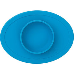 Тарелка с подставкой Ezpz Tiny Bowl синяя