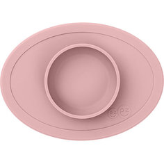 Тарелка с подставкой Ezpz Tiny Bowl нежно-розовый