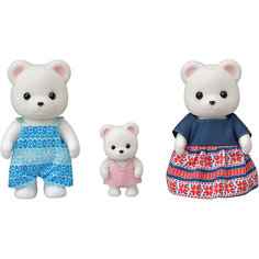 Игровой набор Sylvanian Families Семья Полярных мишек, 3 фигурки Эпоха Чудес