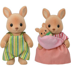 Игровой набор Sylvanian Families Семья Кенгуру, 3 фигурки Эпоха Чудес