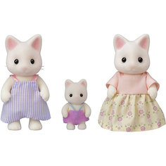 Игровой набор Sylvanian Families Семья Цветочных котов, 3 фигурки Эпоха Чудес