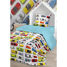 Комплект постельного белья Juno Машинки, 1,5-спальное
