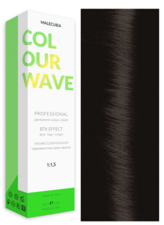 Domix, Профессиональная перманентная крем-краска Colour Wave, 100 мл (103 оттенка) 4.71 Tobacco Brown Malecula