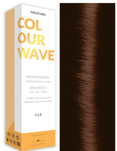 Domix, Профессиональная перманентная крем-краска Colour Wave, 100 мл (103 оттенка) 7.4 Copper Blond/Медный блонд Malecula