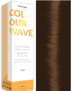 Domix, Профессиональная перманентная крем-краска Colour Wave, 100 мл (103 оттенка) 7.77 Brown Blond/Коричневый блондин Malecula