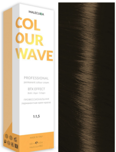 Domix, Профессиональная перманентная крем-краска Colour Wave, 100 мл (103 оттенка) 7.32 Beige Blond/Бежевый Блонд Malecula