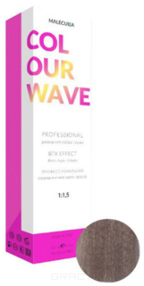 Domix, Профессиональная перманентная крем-краска Colour Wave, 100 мл (103 оттенка) 10.13 Platinum Blond Pearl Beige/Платиновый блонд жемчужно-бежевый Malecula