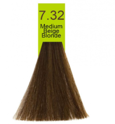 Domix, Краска для волос Oil Cream Color, 100 мл (97 тонов) 7.32 Средний бежевый блондин