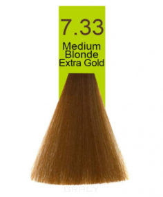 Domix, Краска для волос Oil Cream Color, 100 мл (97 тонов) 7.33 Средний экстра золотистый блондин