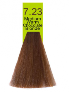 Domix, Краска для волос Oil Cream Color, 100 мл (97 тонов) 7.23 Средний теплый шоколадный блондин