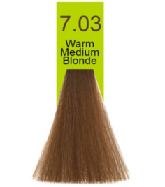 Domix, Краска для волос Oil Cream Color, 100 мл (97 тонов) 7.03 Средний теплый блондин