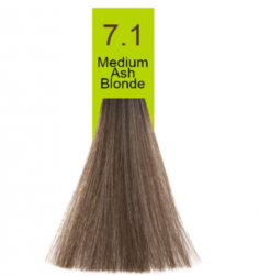 Domix, Краска для волос Oil Cream Color, 100 мл (97 тонов) 7.1 Средний пепельный блондин