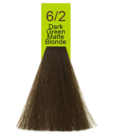 Domix, Краска для волос Oil Cream Color, 100 мл (97 тонов) 6/2 Темный зелено-матовый блондин
