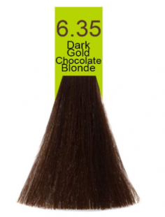 Domix, Краска для волос Oil Cream Color, 100 мл (97 тонов) 6.35 Темный золотистый шоколадный блондин