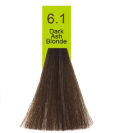 Domix, Краска для волос Oil Cream Color, 100 мл (97 тонов) 6.1 Темный пепельный блондин