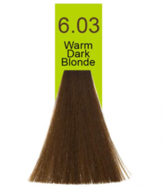 Domix, Краска для волос Oil Cream Color, 100 мл (97 тонов) 6.03 Темный теплый блондин