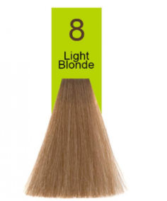 Domix, Краска для волос Oil Cream Color, 100 мл (97 тонов) 8 Светлый блондин