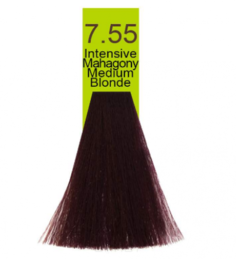 Domix, Краска для волос Oil Cream Color, 100 мл (97 тонов) 7.55 Яркий красное дерево средний блондин
