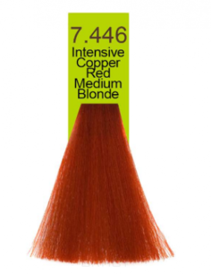 Domix, Краска для волос Oil Cream Color, 100 мл (97 тонов) 7.446 Яркий медный красный средний блондин