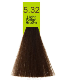 Domix, Краска для волос Oil Cream Color, 100 мл (97 тонов) 5.32 Светло бежевый каштановый
